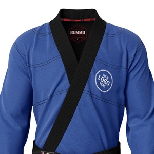 Uniforme d'arts martiaux personnalisé léger de qualité supérieure Jiu Jitsu Gi brésilien avec logo avant Vêtements de sport OEM du Pakistan - Product Image 4