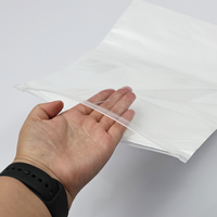 Mini-Netz-Reißverschlusstasche mit Ventil, Anpassbar, LDPE/PE-Material, Recycelbar, Transparent/Matt, Kleidungsbeutel, Bedruckt im Tiefdruckverfahren