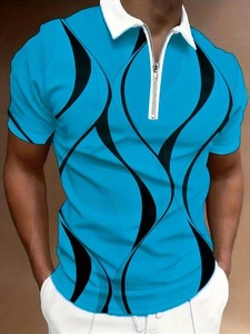 เสื้อโปโลผู้ชายคุณภาพสูง ปี 2025 แขนสั้น สไตล์ลำลอง ผ้าถักมือ พิมพ์ลายตามสั่ง ลายเรียบ ปักลายด้วยเทคนิคพิเศษ - Product Image 4