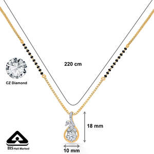 เวทิกา สปาร์ค โกลด์ โมเดิร์น มังกัลสุตร - เครื่องประดับสะสมทางวัฒนธรรม - Product Image 5