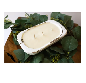 Bougie en bois bol à pâte romantique et table à dîner décorer bol à pâte à bougie en bois d'acacia à un prix abordable - Product Image 6