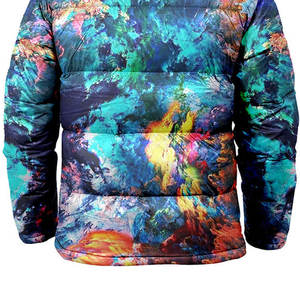 Chaqueta Acolchada con Capucha Sublimable Personalizable, Camuflaje, Informal, Cálida, Ligera, Impermeable, Ropa de Invierno - Product Image 4