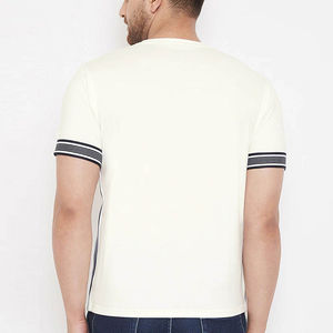 T-shirts pour hommes 100% coton Nouveau design T-shirt personnalisable uni Design vierge pour hommes et Mdns - Product Image 4