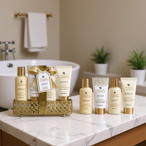 Supporto da Bagno in Metallo Dorato di Lusso per Conservazione Attrezzi - Product Image 3