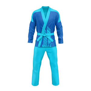 Uniforme de judo et d'arts martiaux unisexe de haute qualité, sur mesure, 100% coton, respirant, léger, durable, vente en gros - Product Image 3
