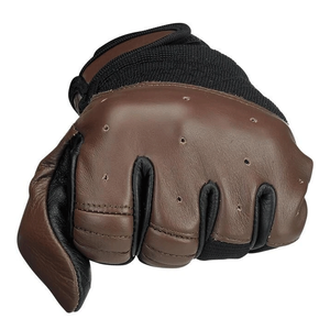 Men's Chocolate Track Riding Motorbike Gloves Motorcycle Auto Racing Wear Genuine Leather Gloves For Men - Product Image 4