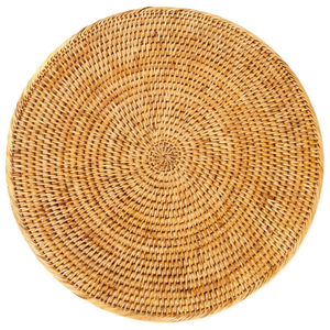 Factory Price Premium Stylish Elegant Vietnam Rattan <b>Plates</b> Natural Seagrass Chargers Wholesale Eco - Product Image 1