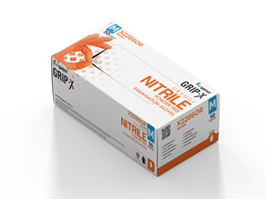 Gants de sécurité en nitrile orange sans poudre pour atelier industriel et automobile Gant de travail - Product Image 4