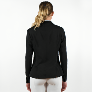 Chaqueta ecuestre de equitación para mujer de calidad superior al por mayor con botón frontal clásico almohadillas de sillín repelentes al agua y al polvo - Product Image 2
