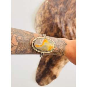 Wydell Billie BB Agate & Sterling Silver Fashion Cuff Bracelet - Product Image 1