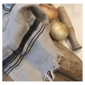 100% algodón orgánico GOTS certificado microfibra cocina peso ligero a cuadros suave plato paño Shell impreso toalla altamente absorbente - Product Image 4