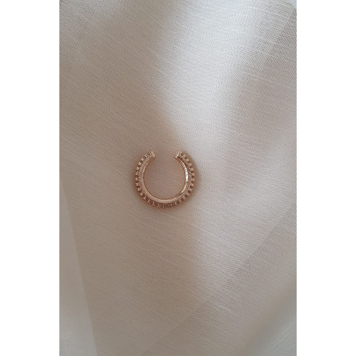 Single Row Stone Processed Compression Cartilage Earring
