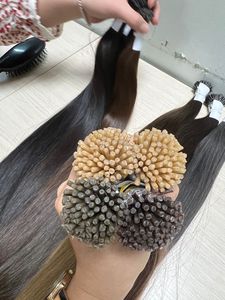 Extensions de cheveux humains à la kératine naturelle 100% Extension de cheveux Cabello de qualité supérieure - Product Image 2