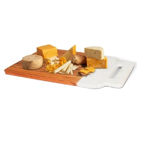 Planche à découper en forme d'oeuf en bois et marbre de haute qualité Design moderne écologique pour la maison Hôtel Restaurant Utilisation - Product Image 4