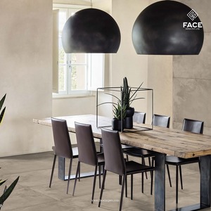 Azulejos de porcelana de gran formato de almendra de excelente calidad Enver para proyectos de baño de salón exterior de diseño interior moderno - Product Image 1