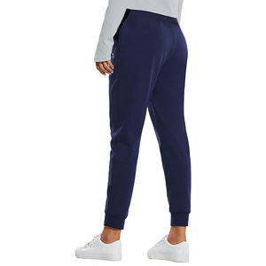 Elegante pantalón de chándal de algodón, pantalón de chándal con cordón unisex de alta calidad con diseño frontal plano, la última pista para correr, servicio OEM - Product Image 3