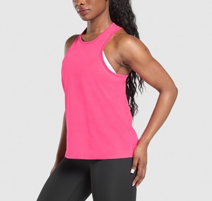 Camiseta sin mangas transpirable para mujer, chaleco sólido cómodo sin mangas, camiseta sin mangas de entrenamiento para mujer, ropa deportiva, camiseta sin mangas para mujer - Product Image 3