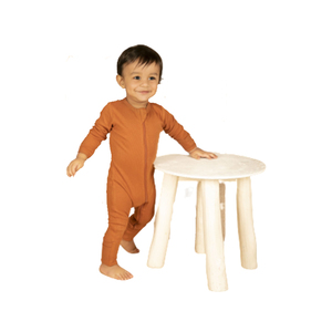 Conjunto de ropa de bebé de algodón orgánico de diseño personalizado cremalleras de manga larga para niñas a un precio razonable con patrón impreso - Product Image 6