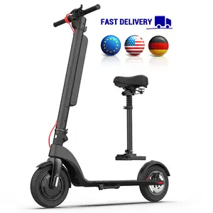 2024 Eu Warehouse Top Sales 350W Max load 120KG LED Display Disc Brake foldable e road Electric Scooter With Eec Coc for Adult