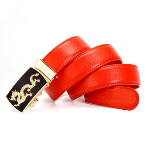 Men's Dragon Design Steel Buckle Genuine Cowhide Leather Waterproof <b>Dress</b> <b>Belt</b> Vintage Style Custom Leather <b>Belt</b> - Product Image 1