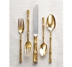 Juego de cubiertos de lujo decorativos para cenas y banquetes, juego de cubiertos para mesa de centro y servicio de postres, contemporáneo - Product Image 4