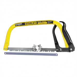 Scie à arceau Stanley avec lame de rechange pour le travail du bois et la découpe des métaux - Product Image 2