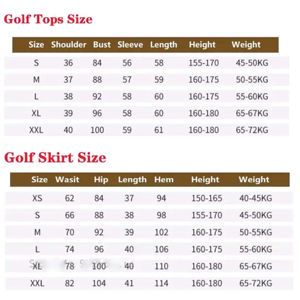 Ropa de Golf, camiseta de manga larga para mujer, camisa Polo con cuello levantado, falda transpirable viscosa para mujer, conjunto de ropa de faldas de Golf más altas - Product Image 6