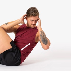 Débardeur design personnalisé de couleur unie débardeur en coton doux dépouillé pour hommes débardeur d'entraînement respirant et relaxant - Product Image 3