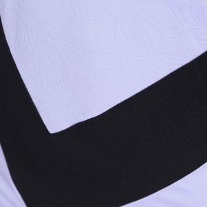 Maillot de football à manches longues pour homme, col rond, violet et noir, imprimé en V, anti-humidité, ajusté, vêtements de sport toutes saisons - Product Image 5