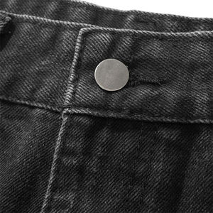 Jeans pour hommes de haute qualité, respirants, solides, pour l'été/l'hiver, streetwear, hip-hop, logo personnalisé, délavés à la pierre, droits, déchirés - Product Image 5