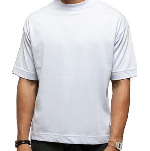 Camiseta 100% algodón para hombre, manga corta, estampada, de alta calidad, con logo personalizado, informal, servicio OEM, camisetas personalizadas para hombre - Product Image 3