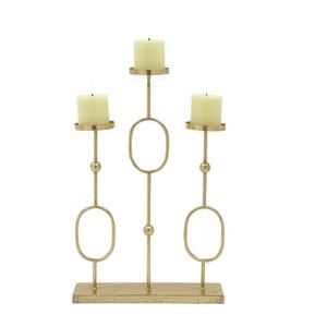 Metal Candle <b>Holder</b> Candle <b>Stand</b> for Lighting and Home Decoration Set Stylish Antique Finish Decorative Candle Jar <b>Holder</b> - Product Image 5