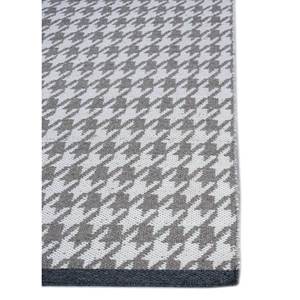 Tapis en laine tissée plate Alhambra gris et noir, motif abstrait rayé, rectangulaire, pour couloir, tapis en jute pour sol de maison, tapis rectangulaire pour pièce. - Product Image 4