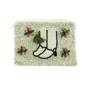 Broderie nouveau design pochette à monnaie Style indien cadeau de Noël de pochette à monnaie faite à la main - Product Image 6