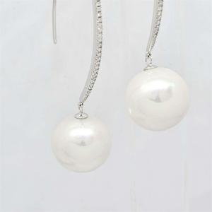 2024 últimos pendientes de gota de oro real elegantes de lujo de 18K 14K 9K con perlas naturales de agua dulce regalo chapado en rodio para mujeres - Product Image 5