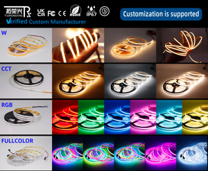 Strisce LED COB di Alta Qualità 5V 12V 24V 2800k-6500k RGBIC RGB RGBW, Tagliabili, 3mm 8mm 10mm 12mm - Product Image 2