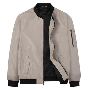 Produit par temps froid Bomber veste coupe-vent chaud pour l'hiver manches longues confortable Bomber veste pour hommes - Product Image 1