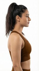 Soutien-gorge de sport pour femme à maintien élevé, marron cacao, sans couture, compression, gym, fitness, yoga, vêtements de sport, OEM - Product Image 4