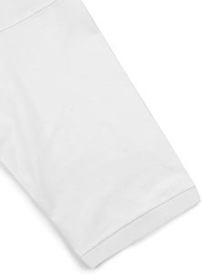 Sudadera Corta con Capucha para Mujer, Color Blanco Sólido, Manga Larga, Tejido de Algodón, Estilo Holgado, para Otoño - Product Image 3