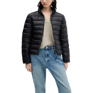 Chaqueta de Invierno para Mujer al por Mayor, Abrigo Acolchado Grueso y Cálido, Chaqueta Informal con Logotipo Personalizado, Chaqueta Acolchada con Cuello Alto para Mujer - Product Image 6