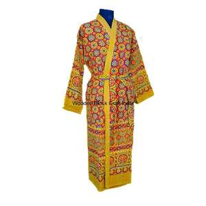 Nouvelle arrivée, veste matelassée pour femme 100% coton biologique, imprimé floral, matelassée à la main, manches trois quarts, printemps automne - Product Image 5