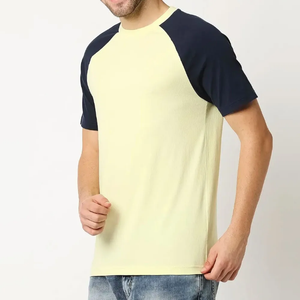 100% coton impression personnalisée Logo Ringer Tee élégant coupe régulière activités d'équipe Promotion vêtements chemises pour hommes - Product Image 3