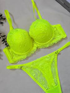 Conjunto de sujetador y braga personalizables al por mayor, hechos en Turquía, ropa interior femenina premium opt171 - Product Image 3