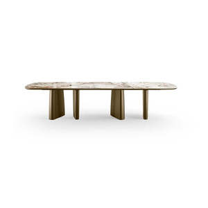 Albert XL Dining <b>Table</b> Modern Luxury Rectangle Design Convertible Expandable Classic Home Furniture Assembled Stable for Hotel - Product Image 6