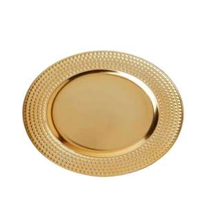 Assiette de présentation unique, dernière nouveauté, pour hôtel, mariage, événements, décoration de table, service de nourriture, utilisation en métal - Product Image 5