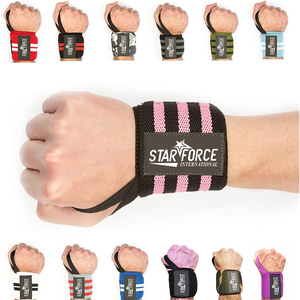 Poignet Wrap Confortable et Stabilisant Poignet Supports pour Gym Poignet 1 Paire Poignets Wraps Haltérophilie Formation 18 pouces - Product Image 5