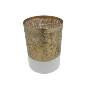 Lanterne en fer blanc moderne et impressionnante pour la décoration de la maison et l'éclairage de Noël, suspendue, faite à la main - Product Image 5