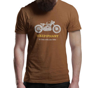 Camisetas personalizadas para hombre, camisas de algodón orgánico suave, a la moda estampadas, venta al por mayor - Product Image 2