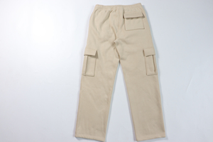 กางเกงวอร์มขนแกะธรรมดาคุณภาพสูงแบบกําหนดเองโลโก้ที่กําหนดเองกางเกงวอร์มคาร์โก้หลวมพอดีฤดูหนาวน้ําหนักสูงซ้อนกางเกงเหงื่อ Jogger - Product Image 3