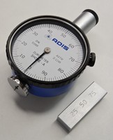 Qualité durable Shore A sans pointeur de crête Duromètre pour le caoutchouc et la vérification de la dureté des matériaux flexibles au prix de gros